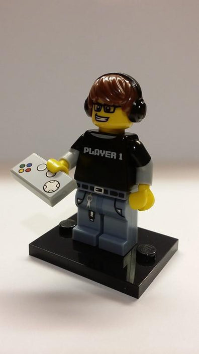LEGO Minifigure-Video Game Guy-Collectible Minifigures / Series 12-COL12-4-Creative Brick Builders